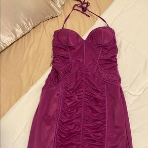 Purple halter Dress